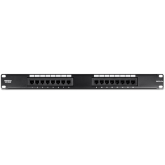 Patch Panel TRENDnet TC-P16C5E, 19inch, 1U, 16 porturi, Cat5e, UTP, Black