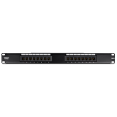 Patch Panel TRENDnet TC-P16C6, 19inch, 1U, 16 porturi, Cat6, UTP, Black
