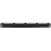 Patch Panel TRENDnet TC-P24C6, 19inch, 0.5U, 24 porturi, Cat6, STP, Black