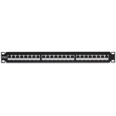 Patch Panel TRENDnet TC-P24C6AS, 24 porturi, Black