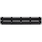 Patch Panel TRENDnet TC-P48C5E, 19inch, 2U, 48 porturi, Cat5e, UTP, Black