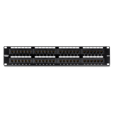 Patch Panel TRENDnet TC-P48C6, 19inch, 2U, 48 porturi, Cat6, UTP, Black