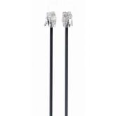 Cablu Gembird telefon TC6P4C-7.5M-BK, RJ11- RJ11, 7.5m, Black