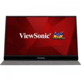 Monitor LED Touchscreen ViewSonic TD1655, 15.6inch, 1920x1080, 6.5ms, Black-Gray