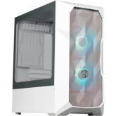 Carcasa Cooler Master MasterBox TD300 Mesh ARGB White, Fara sursa