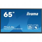 Display Interactiv Iiyama TE6504MIS-B3AG, 65inch, 3840x2160pixeli, iiWare 9.0, Black