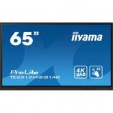Display Interactiv Iiyama Seria ProLite TE6512MIS-B1AG, 65inch, 3840x2160pixeli, Black