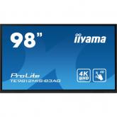 Display Interactiv Iiyama Seria ProLite TE9812MIS-B3AG, 98inch, 3840x2160pixeli, Black