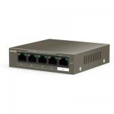 Switch Tenda TEF1105P-4-63W, 4 porturi, PoE