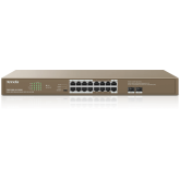 Switch Tenda TEG1118P-16-250, 16 porturi, PoE