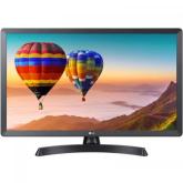 Televizor LED LG Smart 28TN515S-PZ, Seria TN515S-PZ, 27.5inch, HD Ready, Black-Grey