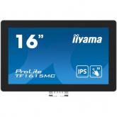 Display Interactiv Iiyama Seria ProLite TF1615MC-B1, 15.6inch, 1920x1080pixeli, Black