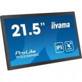 Monitor LED Touchscreen Iiyama ProLite TF2238MSC-B1, 21.5inch, 1920x1080, 5ms GTG, Black
