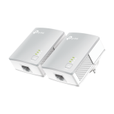 Kit PowerLine TP-Link TL-PA411KIT, White-Grey
