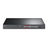 Switch TP-LINK TL-SL1218MP, 16 porturi, PoE