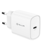 Incarcator retea Tellur TLL151421, 1 x USB-C, 20 W, White