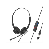 Casti cu microfon Tellur Voice 320, USB, Black