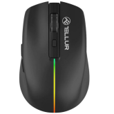 Mouse Optic Tellur Silent Click, USB Wireless, Black