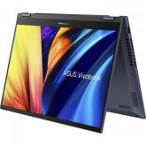 Laptop 2-in-1 ASUS VivoBook S 14 Flip OLED TN3402QA-LZ022W, AMD Ryzen 5 5600H, 14inch Touch, RAM 8GB, SSD 512GB, AMD Radeon Graphics, Windows 11 S, Quiet Blue