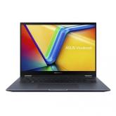 Laptop 2-in-1 ASUS VivoBook S 14 Flip TN3402YA-LZ054W, AMD Ryzen 7 7730U, 14 inch Touch, RAM 16 GB, SSD 512 GB, AMD Radeon Graphics, Windows 11, Quiet Blue