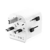 Priza Gembird TPA-EU2A1C15-01-W, 2 x USB-A, 2300 W, White