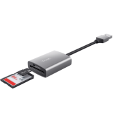 Card Reader Trust Dalyx Fast Aluminium, USB-A, Grey
