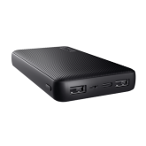 Baterie portabila Trust Primo Ultra-thin Eco, 15000mAh, 2x USB, 1x MicroUSB, 1x USB-C, Black