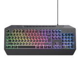 Tastatura Trust GXT 836 Evocs, RB LED, USB-A, Black