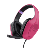 Casti cu microfon Trust GXT415P ZIROX, 3.5mm jack, Pink