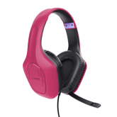 Casti cu microfon Trust GXT415P ZIROX, 3.5mm jack, Pink