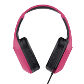 Casti cu microfon Trust GXT415P ZIROX, 3.5mm jack, Pink