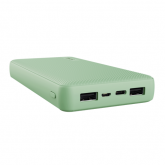 Baterie portabila Trust Primo Ultra-thin Eco, 20000mAh, 2x USB, 1x MicroUSB, 1x USB-C, Green