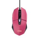 Kit Trust GXT790P TRIDOX 3-IN-1 - Mouse Optic, USB, Pink + Casti cu microfon, USB, Pink + Mouse Pad, Black