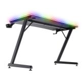 Birou gaming Trust GXT 710 Luminus Pro, Black