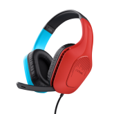 Casti cu microfon Trust GXT 416S Zirox, 3.5mm jack, Red-Black
