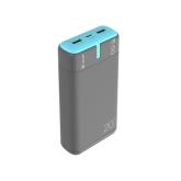 Baterie portabila Tracer EnerGen, 20000 mAh, 2 × USB‑A, 1 × USB‑C, Black-Blue