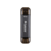 Stick memorie Transcend ESD310C, 128GB, USB/USB-C, Black