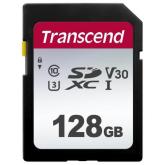 Memory Card SDXC Transcend 300S 128GB, Class 10, UHS-I U3, V30