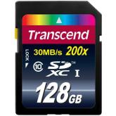 Memory Card SDXC Transcend Premium 200x 128GB, Class 10
