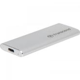 SSD portabil Transcend ESD260C, 1TB, USB-C, Silver