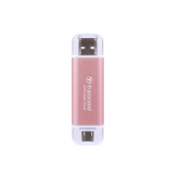 SSD portabil Transcend ESD310P, 1TB, USB-C/USB 3.2, Pink