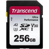  Memory Card SDXC Transcend SDC340S 256GB, Class 10, UHS-I U3, V30, A2