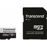 Memory Card microSDXC Transcend USD350V 256GB, Class 10, UHS-I U3 + Adaptor SD