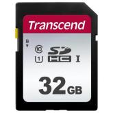 Memory Card SDHC Transcend 300S 32GB, Class 10, UHS-I U1