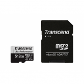 Memory Card microSDXC Transcend 340S 512GB, Class 10, UHS-I U3, V30, A2 + Adaptor SD