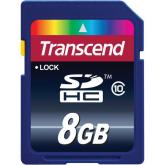 Memory Card SDHC Transcend 8GB, Class 10