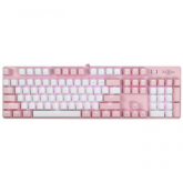 Tastatura FoxXray HKM-68 Pinklove, RGB LED, USB, Pink
