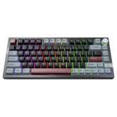 Tastatura Montech MKey PRO Freedom Yellow Switch, RGB LED, Bluetooth/USB Wireless/USB-C, Black