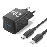 Incarcator retea Vention TZ-FEPW0-EU-02, 1 x USB-C, 20 W, White