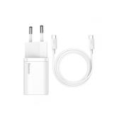 Incarcator retea Baseus Super Si TZCCSUP-L02, 1x USB-C, 3A, White
